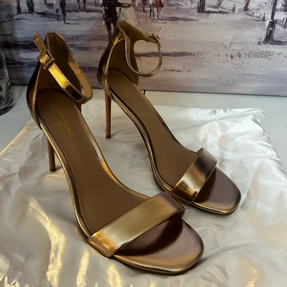 Marciano Shoes - Marciano  Gold Heels